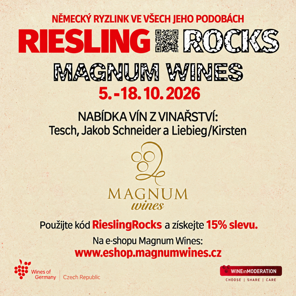 Riesling Rocks je tady! Objevte svět Rieslingu se slevou 15 %